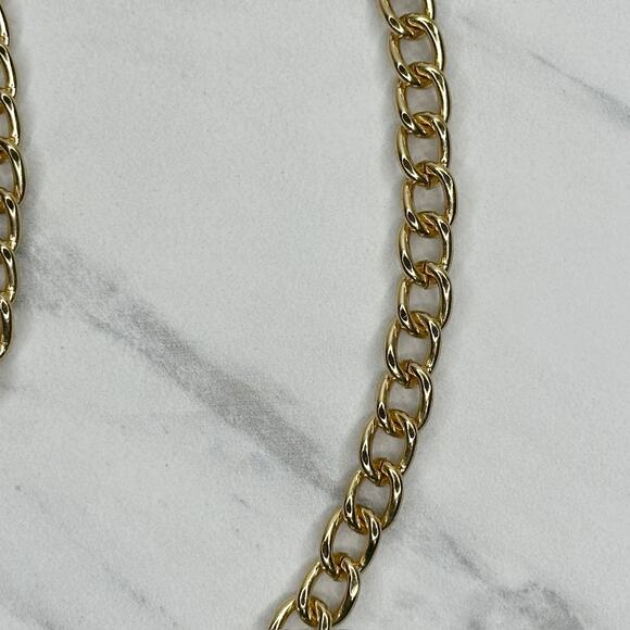 Gold Tone Chain Link Handbag Strap Replacement Purse Chain ✨ - Picture 6 of 13